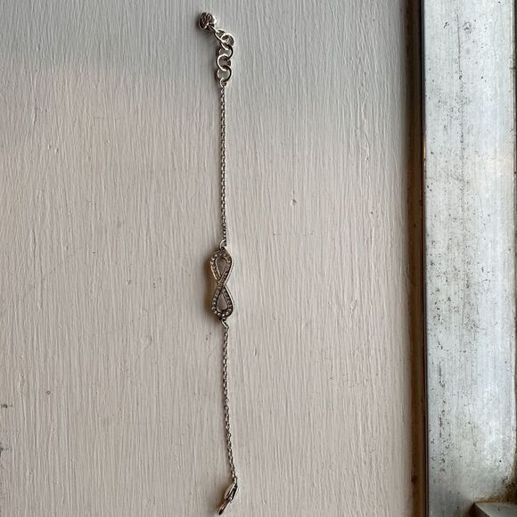 Brighton starry‎ Night infinity silver and crystal inset petite bracelet - Picture 6 of 7